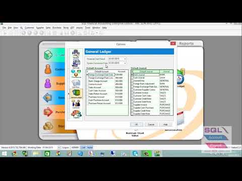 SQL ACCOUNT SOFTWARE | Financial Period (tool setting) | IPOHONLINE