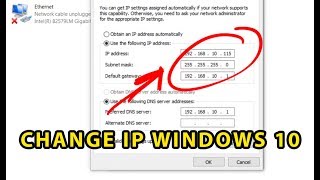How to change IP address in Windows 10: Get Static IP Address