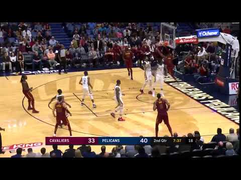 Dwyane Wade Amazing Dunk - New Orleans Pelicans vs. Cleveland Cavaliers - 28/10/2017