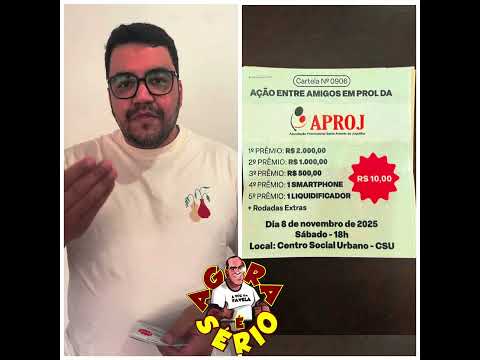 SÁBADO TEM AÇÃO ENTRE AMIGOS DA APROJ 2025  FALA PRESIDENTE MARCELO