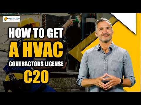 How to Get a C20 HVAC Contractors License in California