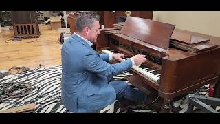 Video thumbnail for Pastor Jeremiah Yocom Playing His Hammond Novachord ~ June 15, 2023 by Dr. Arthur D. Kemp