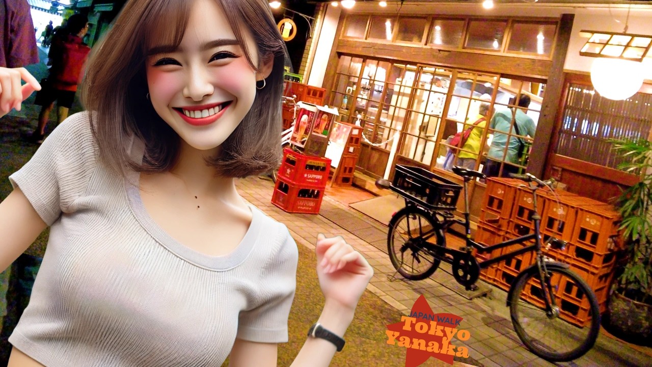 Tokyo Yanaka 🐶🍻 Yanaka Ginza Street ♪💖 4K Nonstop 1 Hour