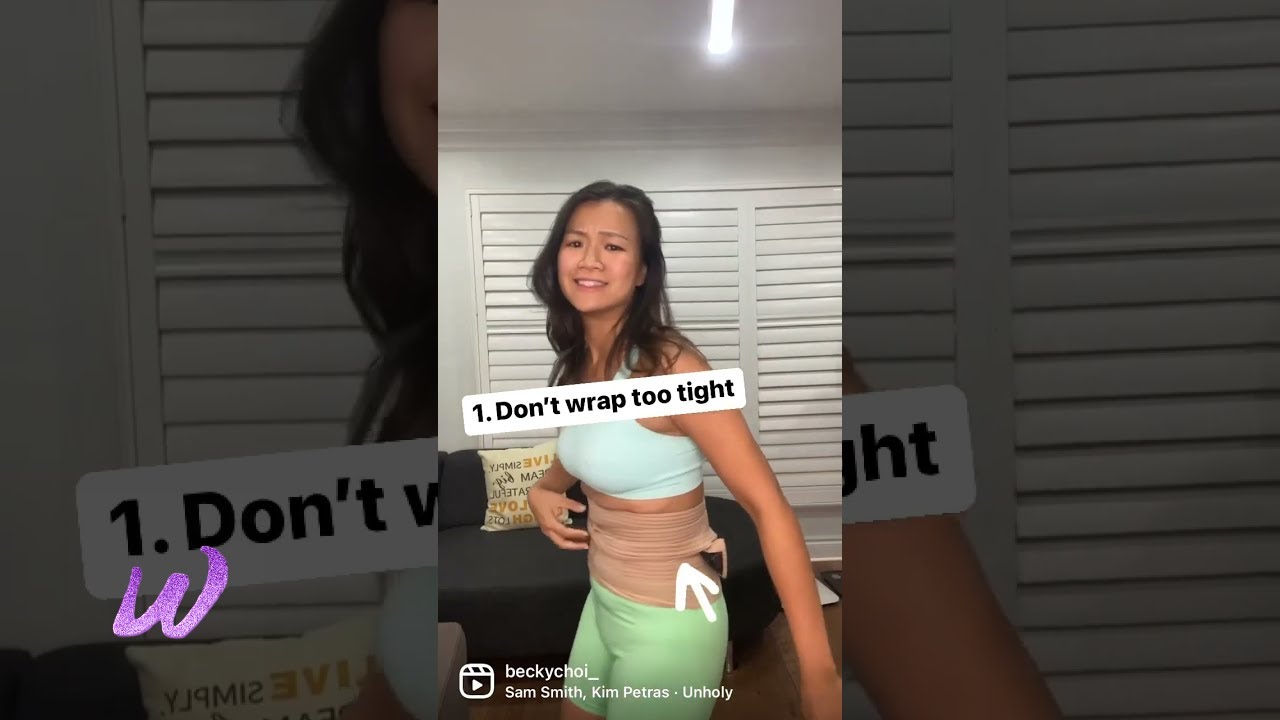 Postpartum Belly Wrap wear you should not be doing (3 ways)