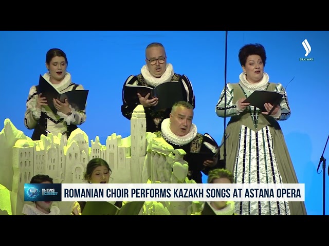 Romanya Korosu «Astana Opera» sahnesinde Kazakça şarkılar söyledi