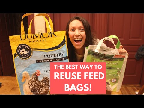 REUSE YOUR EMPTY FEED BAGS! | DIY Feed Bag Tote