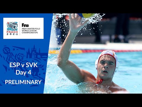 Re-LIVE | ESP v SVK - Day 4 - FINA World Men's Junior Water Polo Championships  2021