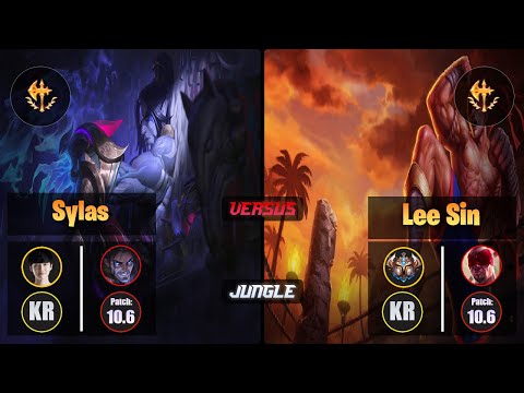 Peanut SYLAS (Jungle) [Conqueror] VS LEE SIN - Challenger KR Patch 10.6