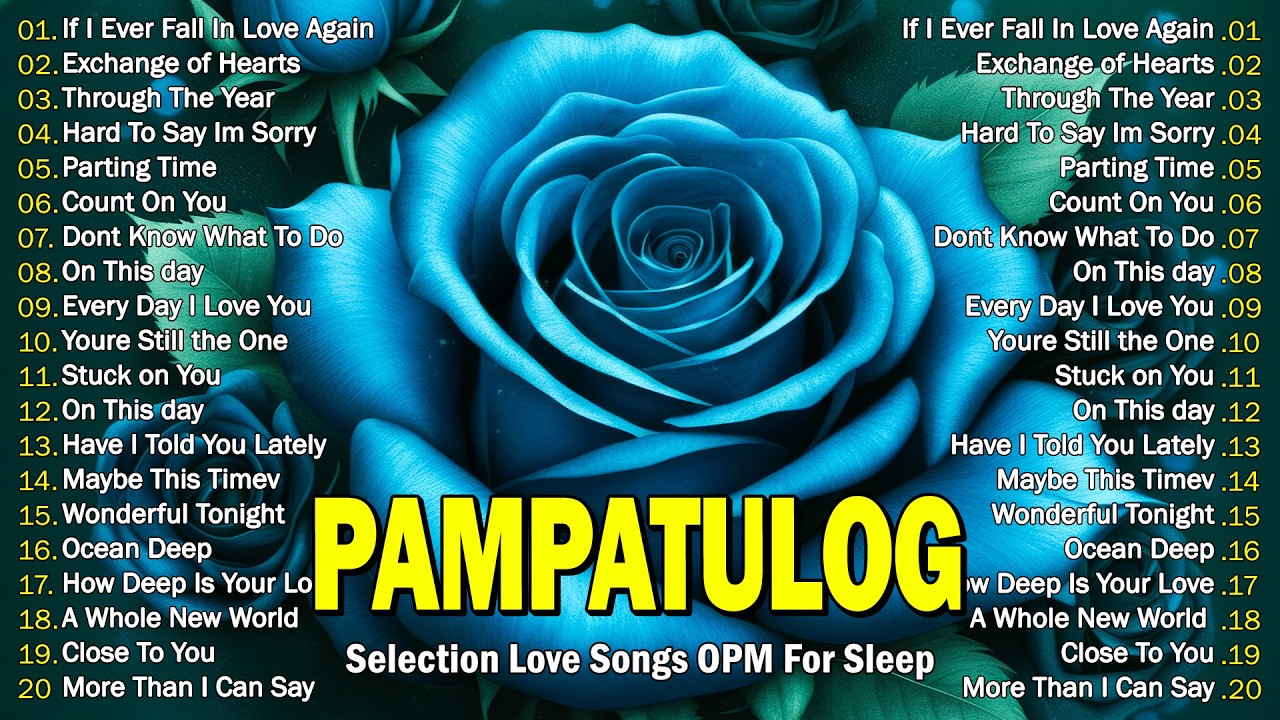 Pampatulog OPM Love Songs 2025 🎶 Relaxing Filipino Music for Deep Sleep & Sweet Dreams