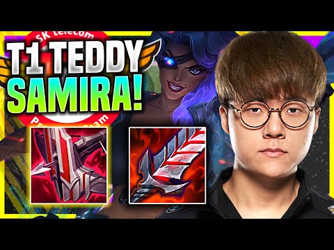 TEDDY IS READY FOR SAMIRA WITH NEW ITEMS! - T1 Teddy Plays Samira ADC vs Tristana! | Preseason 11
