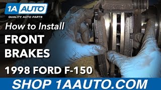 How to Replace Front Brakes 97-03 Ford F-150 4x4