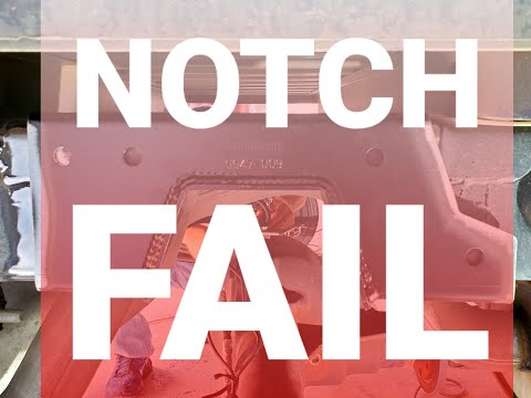 Installing a bolt in notch.  FAIL!!!