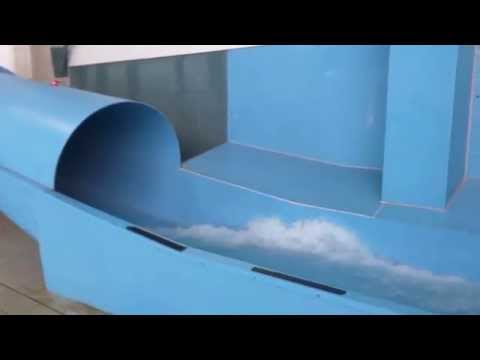 Rose on the Karori Pool hydroslide