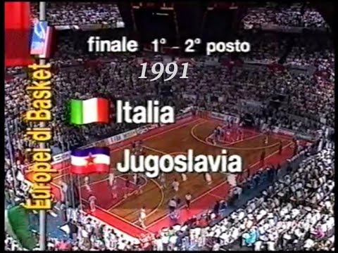 Italia vs Jugoslavia  "Finale Campionato Europeo Maschile di Pallacanestro 1991" (29/06/1991)