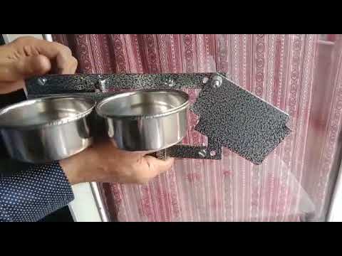 Bird Feeder Rotating with 2 steel bowl of 10 ozs(295ml)-Everything 4pet "Birds' Park" +91 9358733548