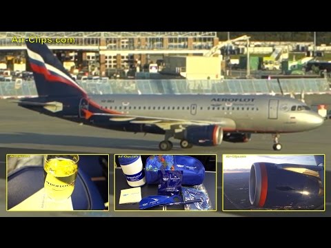 Aeroflot A319 IMPRESSIVE Business Class product on short haul fligt FRA-SVO! [AirClips]