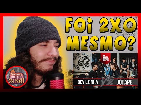 JOTAPE (SP) X DEVILZINHA - BATALHA DO COLISEU - EDIÇÃO 76 | REACT BAUEB