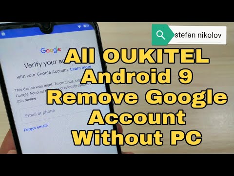 OUKITEL C16 PRO, Remove Google Account, Bypass FRP. Without PC.