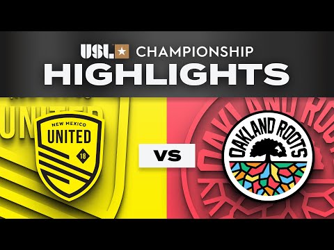 10.19.2025 | New Mexico United vs  Oakland Roots SC   Game Highlights