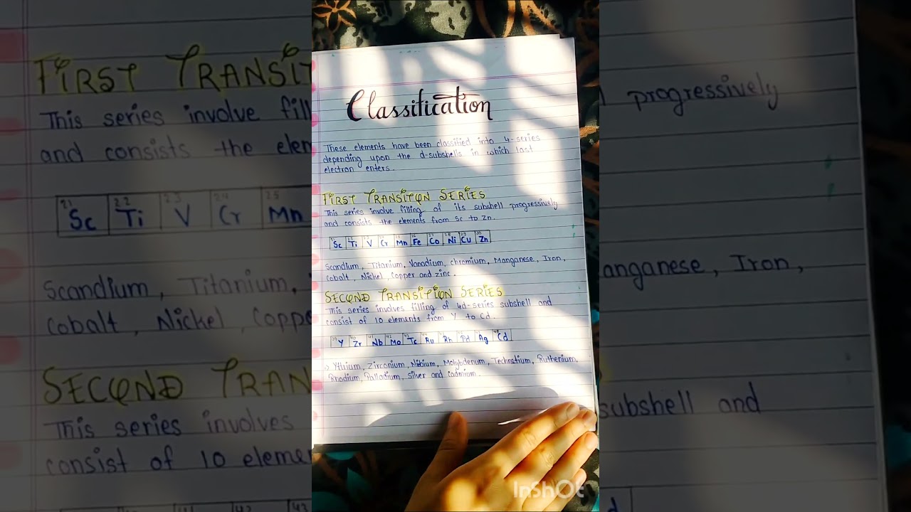 class 12 chemistry project file on d-block elements isc. #isc #chemistry #class12