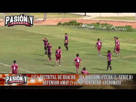 DEFENSOR AMAY (2) vs. (2) JUVENTUD AREDMASÍ (FECHA: 7 - SERIE B) 2DA DIVISIÓN HUACHO 2016