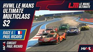 HVML - LMU Multiclass Championship - Season 2 - Race 6 Paul Ricard
