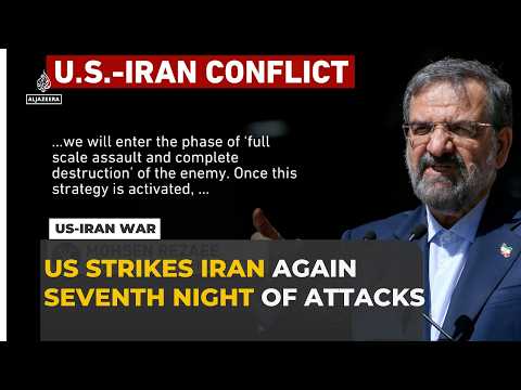 US launches seventh night of strikes on Iran as conflict escalates