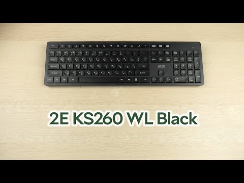 2E KS260 Wireless Eng/Rus/Ukr White