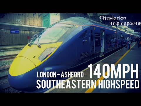 STRATFORD TO ASHFORD AT 140MPH! | Southeastern Highspeed Javelin Class 395 Timelapse