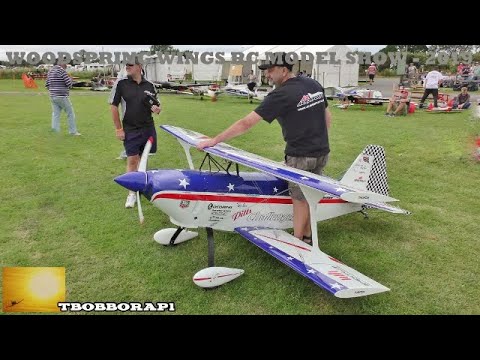 WOODSPRING WINGS RC MODEL AIRCRAFT SHOW COMPILATION - TBOBBORAP1 # 4 - 2019