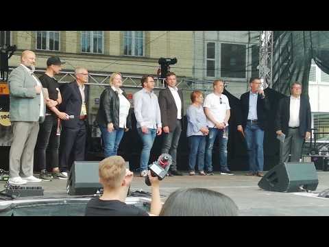 Radio Gong presentiert beim Stadtfest Würzburg 2018 auf Marktplatz die Macher von den Stadtfest