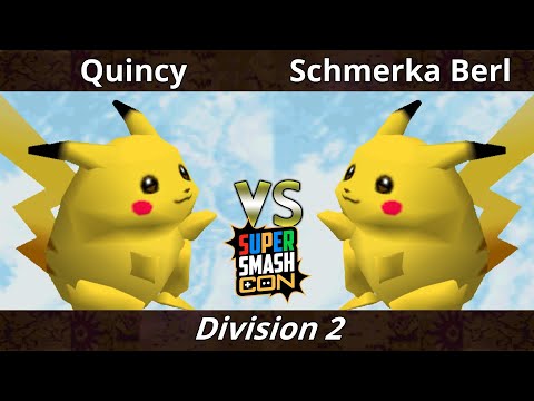SSC 2022 Division 2 - Quincy (Pikachu) Vs. Schmerka Berl (Pikachu) SSB64 Smash Bros Tournament