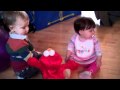 Maddie And Zach With Elmo