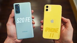 Samsung Galaxy S20 FE vs Apple iPhone 11 - Clean Sweep!