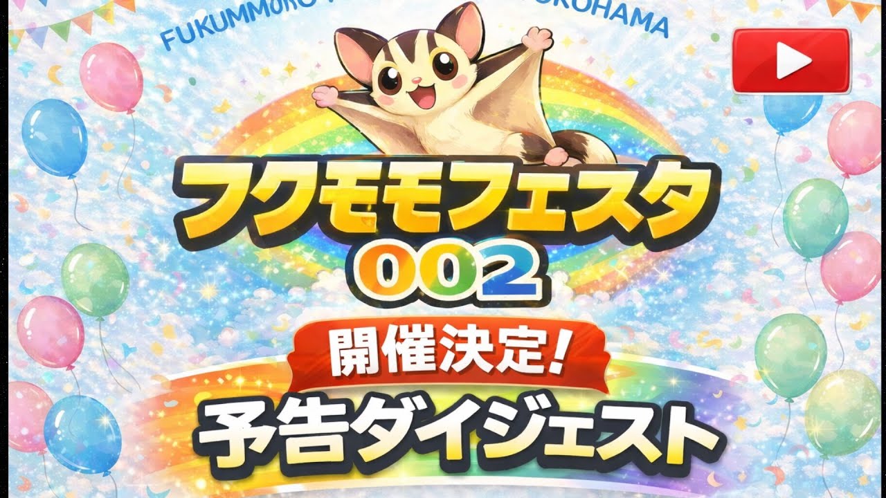 【フクロモモンガの祭典！フクモモフェスタ002！】予告ダイジェスト