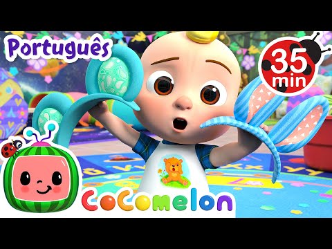 Capa de Léder Coelhinho | Melhores Canções | Cocomelon em Português | Músicas Infantis e Desenhos Animados