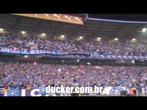 "GRÃŠMIO x Cruzeiro - Libertadores 2009 - Queremos a copa" Barra: Geral do Grêmio • Club: Grêmio