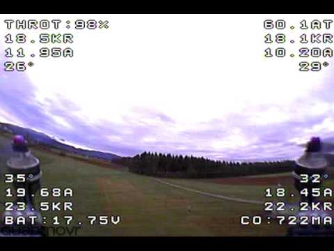 warpquad270 mn2206 2000kv 5x4x3 hqprop kiss esc 24a kiss fc 5s1800 45c runcam sky+ 2.1 lens kiss osd