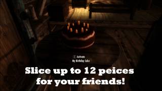 Skyrim Mod: Happy Birthday to You!