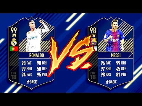 RONALDO TOTY VS MESSI TOTY - Fifa 18 Ultimate Team