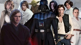 MARATONA STAR WARS TODOS OS FILMES | Melhores Momentos de Darth Vader, Luke Skywalker, Han Solo, etc