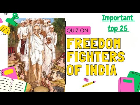 Mind Blowing Quizzes of Indian Freedom Fighters | GK questions | Quiz on freedom fighters of India