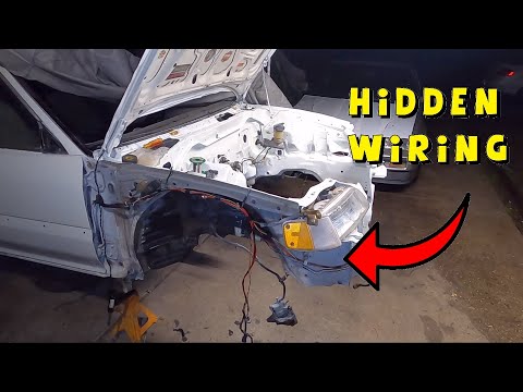 JUNKYARD RESCUED CRX 17: Wire Tucked (Passenger Side)