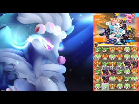 Pokémon Shuffle - Primarina lvl 110 [Escalation Battle]