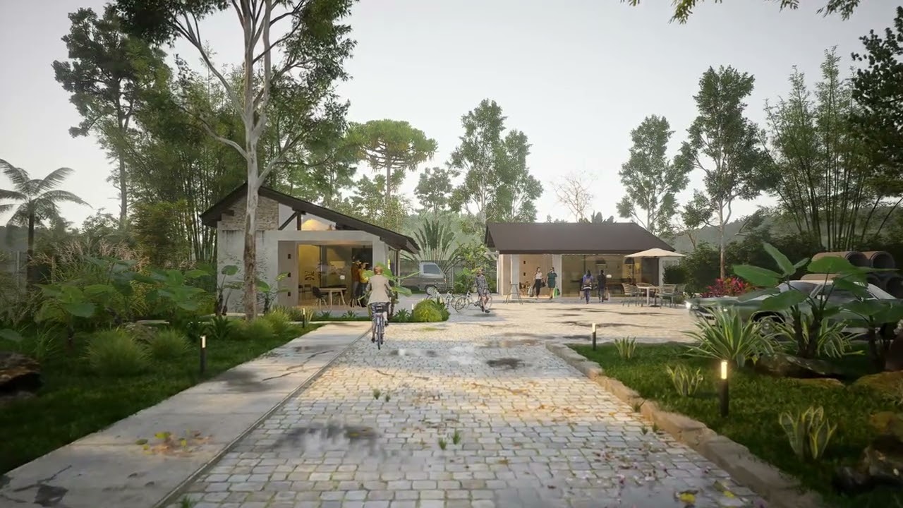 3D & Animasi - ANIMASI ARSITEKTURAL UNTUK RUMAH TINGGAL / CAFE / NON KAWASAN - 2