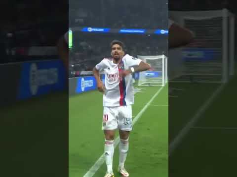 Lucas Paquetá in Lyon FC Scoring a goal