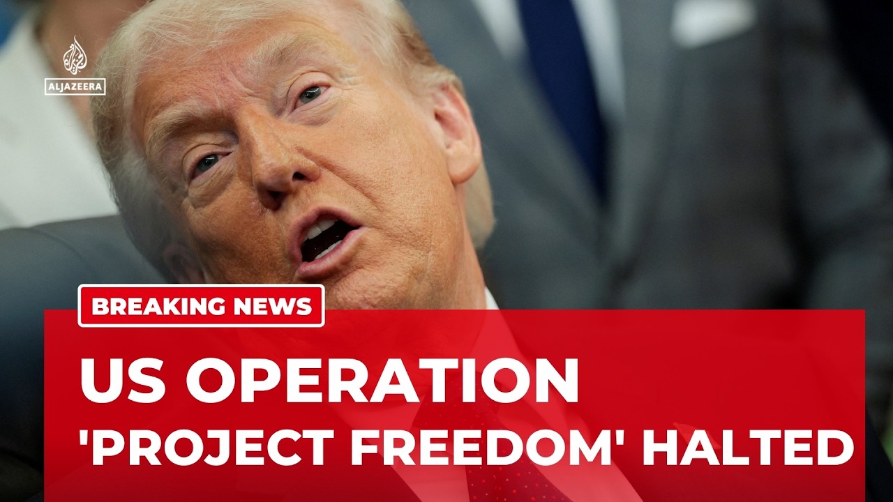 US pauses operation 'Project Freedom': Plan to guide ships through Hormuz Strait halted