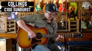 Video thumbnail for Collings C100 Sunburst | Midwood Guitar Studio by Midwood Guitar Studio