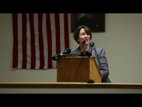Democratic presidential candidate Senator Amy Klobuchar says President Trump is trying to undermine the constitution. Klobuchar, in Des Moines, blasted Trump's border emergency declaration, saying "I thought an emergency was floods in Iowa." (Feb. 22)
