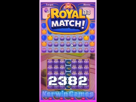 Royal Match Level 2382 - No Boosters Gameplay